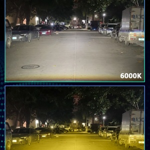 SANVI New LED Headlights Bulbs White Yellow Color 30000LM 6000K-3000K Auto Headlight with Smart App Control - Product Image 5