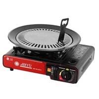 Poêle ronde à charbon de bois pour barbecue de camping antiadhésif noir portable japonais adaptée à la cuisinière à gaz plaque de gril de vente chaude