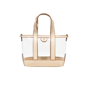 Sac à main transparent multi-couleurs personnalisé pour femme, poignées en PU+PVC, fermeture à glissière, bandoulière réglable, mini sac fourre-tout pour tous les jours - Product Image 2