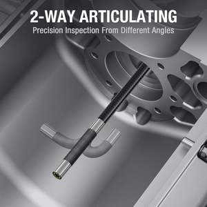 Cámara de Inspección Endoscópica IPS de 5 Pulgadas con Cabezal Articulado, Boroscopio Automotriz con Luz, Resolución 1080p - Product Image 6