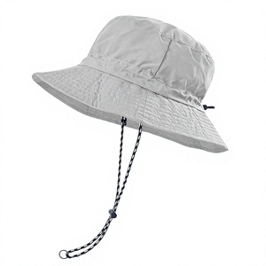 Custom OEM ODM Design Logo Unisex Outdoor Sporty Cowboy <b>Hat</b> Luxury Image Style Waterproof Surf Drawstring Low MOQ Casual Salt - Product Image 5