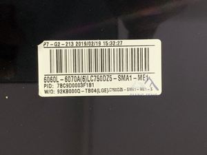 <span class=keywords><strong>75</strong></span> inch <span class=keywords><strong>LC</strong></span> LC750DZ5-SMA1-ME1 LCD Panel TV màn hình hiển thị 7680*4320 quhd 8K - Product Image 4