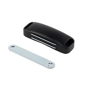 Zinc Alloy Magnetic Wardrobe <b>Door</b> Latch Black No Drill Easy Installation Hardware Accessory For <b>Doors</b> - Product Image 1