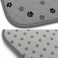 Tapis d'apprentissage lavables pour chiots en tissu à mailles ultra-fines, matelassage ultrasonique, imperméables en TPU, antidérapants et anti-fuites