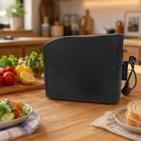 Friteuse à air chaud professionnelle 1400W avec écran tactile LED, cuisson rapide, ensemble de casseroles amovibles pour des aliments croustillants, vente en gros