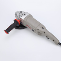 Meuleuse d'angle électrique industrielle haute puissance multifonctionnelle pour polissage et meulage, moteur à balais, disque de 180 mm