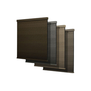 Shading Non-perforated Curtain <strong>Folding</strong> Organ Curtain Cordless Hand Supported Honeycomb Curtain - Product Image 1