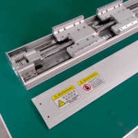 Module de vis à billes semi-fermé haute précision 0,02 mm, charge 50 kg, actionneur linéaire, guide linéaire en acier pour machine de fraisage CNC