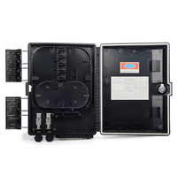 Boîtier de distribution de fibre optique 16 cœurs pour extérieur, boîtier terminal optique FTTH, montage mural/sur poteau, PC+ABS, étanche IP55