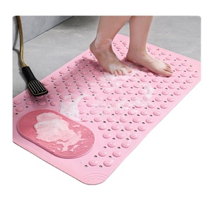 Vente en gros de tapis de baignoire antidérapant en PVC avec ventouse - Product Image 1