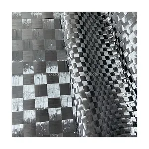 Fabrik 80g 12k 20*20mm Ultraleichtes Carbon Fiber Spread Tow Plain Fabric Produkt
