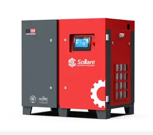 15KW 20hp 30hp électrique rotatif industriel pour compresseur à vis prix compresseur d'air à vis à deux étages compresseur d'air 22kw