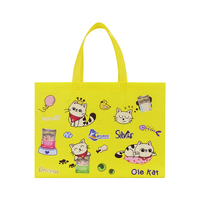 Sac fourre-tout pliable à motif de lettres personnalisé, certifié GRS, sac de shopping écologique non tissé, sac cadeau promotionnel, capacité de 15 kg, recyclable