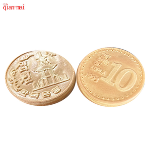 Machine à gaufres en forme de pièce d'or, électrique et à gaz, en acier inoxydable, neuve, pour 3 gaufres, idéale pour les snacks et les commerces alimentaires - Product Image 4