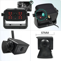 Caméra de Surveillance WiFi Solaire avec Système DVR et Base Magnétique pour RV, Camion et Remorque