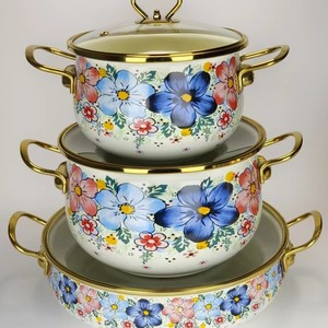 Juego de 3 Ollas de Gran Capacidad Multifuncionales de 20CM+24CM+30CM para Sopa, Mariscos <span class=keywords><strong>y</strong></span> <span class=keywords><strong>Guisos</strong></span> - Product Image 6