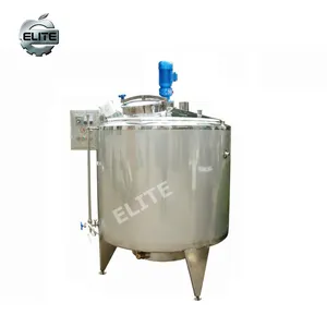 Misturador de leite em aço inoxidável e tanque de mistura de líquidos com agitador, aquecedor elétrico homogeneizador