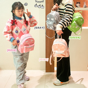 Mochila infantil bonita de 13 pulgadas con estampado de animales, gris, rosa, verde, rojo rosa, mochila escolar unisex, verano 2023 - Product Image 1