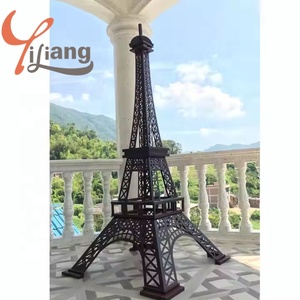 Tùy Chỉnh Quy Mô Lớn Tháp Eiffel Kim Loại Sắt Điêu Khắc Bức Tượng Nổi Tiếng Pháp Thiết Kế Thay Đổi Hiệu ứng Ánh Sáng Kim Loại Thủ Công Mỹ Nghệ - Product Image 6
