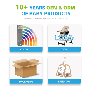 Seggiolone Pappa Pieghevole Portatile 3 in <span class=keywords><strong>1</strong></span> per Bambini, <span class=keywords><strong>Sedia</strong></span> da Pranzo Regolabile per Neonati - Product Image 5