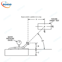 UL50 Sprinkler Test Apparatus with Authentic Spray Head for Luminaire Waterproof Testing