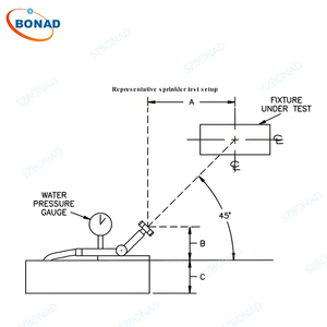UL50 Sprinkler-Testgerät mit Original UL-Sprühkopf für die Wasserdichtigkeitsprüfung von Leuchten - Product Image 2