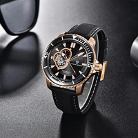 Montre automatique pour homme PAGANI DESIGN PD-1674, mouvement japonais TMI NH39, tourbillon squelette, cristal saphir, montre mécanique à bracelet, 200 m