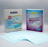 Feuilles de lavage de linge jetables écologiques IKEDA 30 feuilles/boîte Nouveau produit à bas prix pour les chiffons détergents