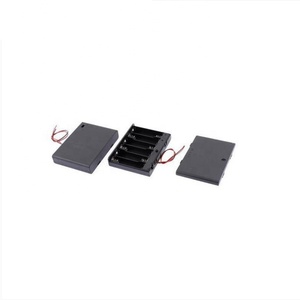 Boîtier de piles 6xAA en plastique ABS, 1,5 V, 3 V, 4,5 V, 6 V, 7,5 V, 9 V, 1, 2, 3, 4, 5, 6 emplacements, couvercle noir, boîte OEM - Product Image 5