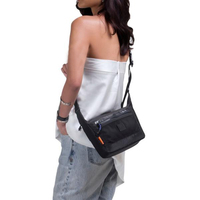 Sac à bandoulière personnalisé en polyester avec texture nid d'abeille, design tendance, léger, pour les voyages et le quotidien, unisexe