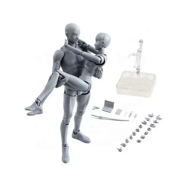 Figura de acción de Anime SHF de PVC de alta calidad para hombre y mujer, cuerpo móvil, Kun Body Chan, modelo de juguete para colección