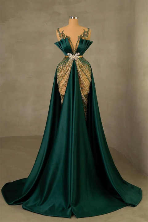 Luxe Ball Gown in Self-Embroidered Designer fabric main image 0