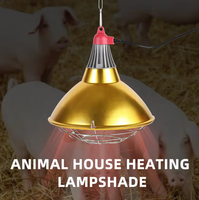 Lampe chauffante infrarouge Guanjiang de haute qualité, respectueuse des animaux et étanche, pour le chauffage des porcelets et de la volaille dans les fermes avicoles