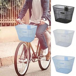 Cesta de bicicleta resistente y duradera, con placa de fijación con tornillos, accesorios para bicicleta antideformación de gran capacidad - Product Image 3