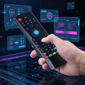 Telecomando Wireless Smart 2.4G con Controllo <span class=keywords><strong>Vocale</strong></span>, Giroscopio e Ricerca <span class=keywords><strong>Vocale</strong></span> <span class=keywords><strong>Google</strong></span>, Compatibile con Android TV Box, PC, TV - Product Image 4