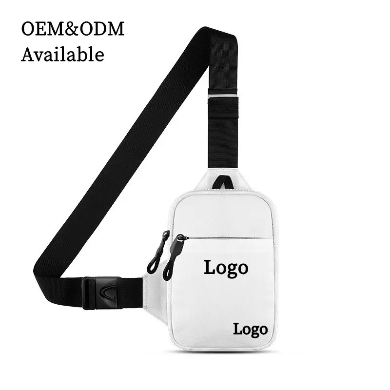 Mini Crossbody Messenger Bags For Women Promotional Sports Custom Logo Crossbody Purse Mens Phone Chest Bag Single Shoulder Bag