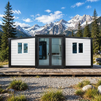 Conteneurs modulaires à double extension pour salles de classe, toilettes SAA, cabines scolaires 30ft 10ft, Premium 40 CE AS, Villa moderne style café, Abri