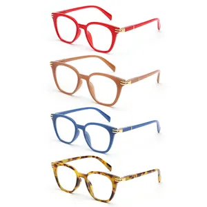 EMMA-gafas de lectura con logotipo personalizado para hombre y mujer, anteojos de lectura con marco de lector de moda con bloqueo de luz azul