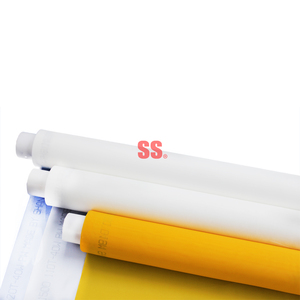 Trắng Vàng 32t 39T 43T 47t 54t 64t 72t 77T 80t 90t <span class=keywords><strong>100t</strong></span> 120T polyester lụa Màn hình in ấn lưới - Product Image 1