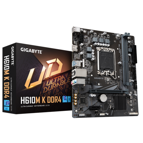 Brand New GIGABYT H610M-K Intel DDR4 LGA1700 14th/13th/12th Gen for Gaming Desktop Motherboard