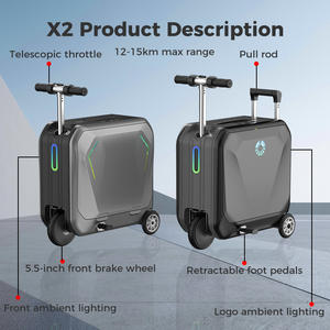 <span class=keywords><strong>Maleta</strong></span> Scooter <span class=keywords><strong>Infantil</strong></span> de Aluminio con Bluetooth y Ruedas Electrónicas, <span class=keywords><strong>Maleta</strong></span> de Viaje para Niños - Product Image 5