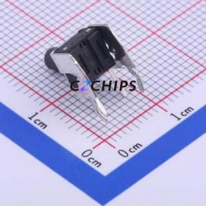 TC-1102N-C-D-B Tactile Switch Bent Lead Through Hole,6x6mm Switch Single Pole Single Throw Round Button 2.6N Right Angle Insert - Product Image 2
