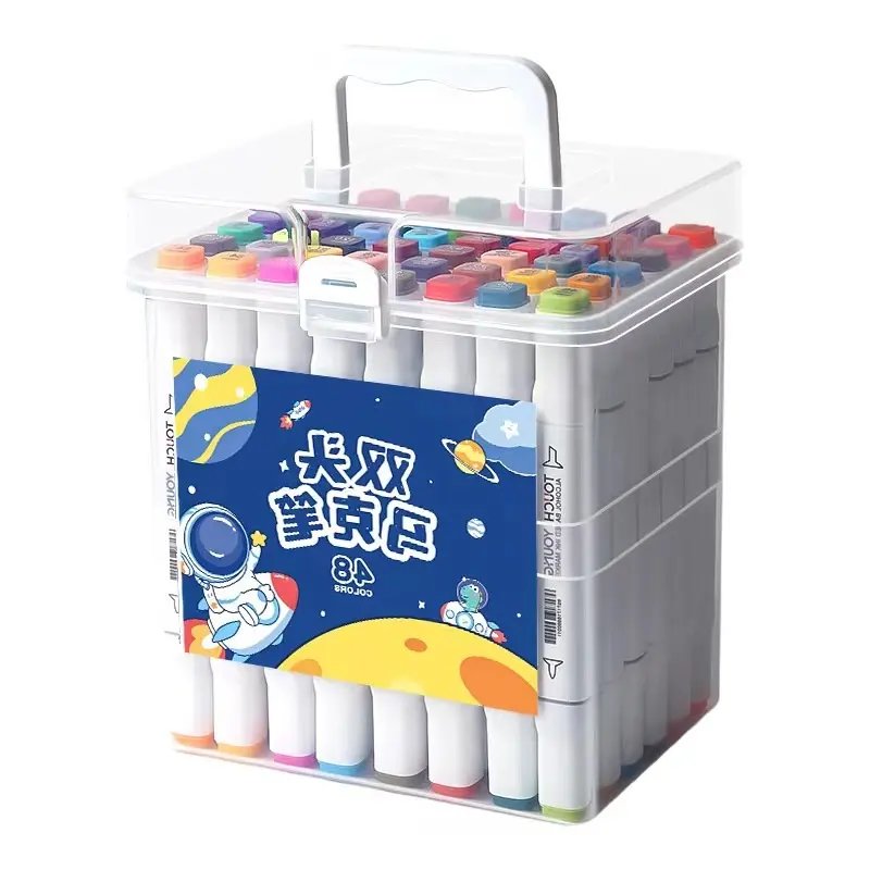 Prix d'usine Combiné Librement Marqueur Stylo Ensembles Fournitures D'art Pour Enfants Marqueurs Stylos