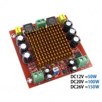XH-M544 12V 24V 150W TPA3116DA TPA3116 D2 Amplificateur audio numérique mono canal avec préamplificateur NE5532