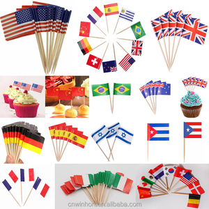 Ý Cocktail Picks dính cupcake toppers quốc gia nước cờ cho bánh mì hamburger sa mạc Mini Italy tăm cờ - Product Image 4