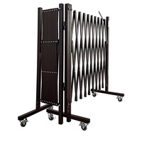 Barrière extensible en aluminium pour l'intérieur et l'extérieur Barrière de sécurité pour jardin Barrière extensible pour la sécurité Clôture durable en aluminium rouille