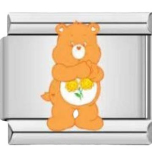 Care <b>Bears</b> Charm Bracelet Set 18K Gold Plated Titanium Steel DIY Modular For Children Gift - Product Image 5