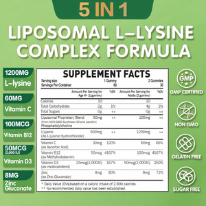 Venta caliente línea de producción 98 Poly L lisina metionina vitamina humana grado alimenticio glicinato suplementos L-lisina gomitas para hombres - Product Image 2