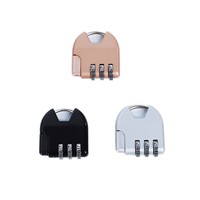 Cadenas de sécurité mini en acier inoxydable avec mot de passe pour armoire, porte, bagage, sac à dos, anti-vol, type boîte mystère