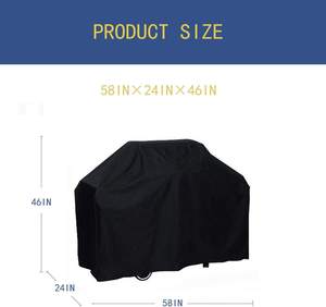 Housse de protection pour <span class=keywords><strong>barbecue</strong></span> de 58 pouces, imperméable, en tissu Oxford résistant, coupe-vent, pour <span class=keywords><strong>barbecue</strong></span> à gaz extérieur, pour <span class=keywords><strong>Weber</strong></span> Nexgrill - Product Image 3